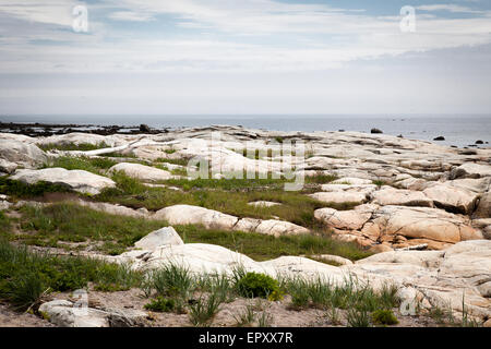 Rocky rivière, fleuve Saint-Laurent, Québec, Canada Banque D'Images