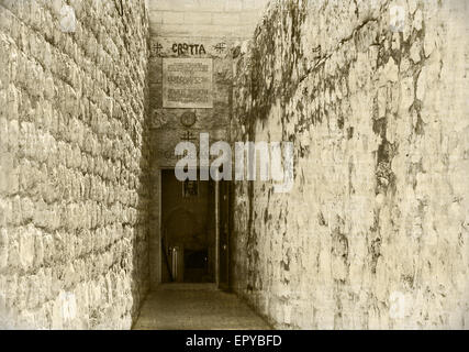 Église de l'Assomption de la Vierge dans le jardin de Gethsémané, Jérusalem, Israël Banque D'Images