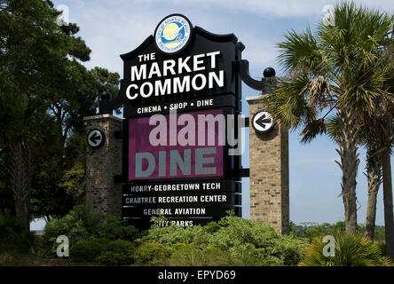 La commune de marché Myrtle Beach SC USA Banque D'Images