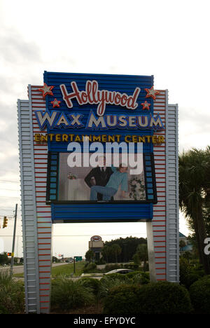 Musée de Cire de Hollywood Myrtle Beach SC USA Banque D'Images