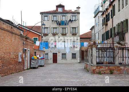 Coin résidentiel calme à Venise, Italie Banque D'Images