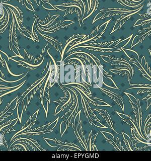 Motif floral transparent Illustration de Vecteur