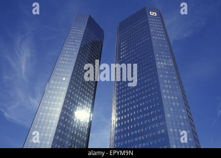 DEU, Allemagne, Hesse, Francfort, la Deutsche Bank, Banque allemande. DEU, Deutschland, Hessen, Frankfurt am Main, die Deutsche Bank. Banque D'Images