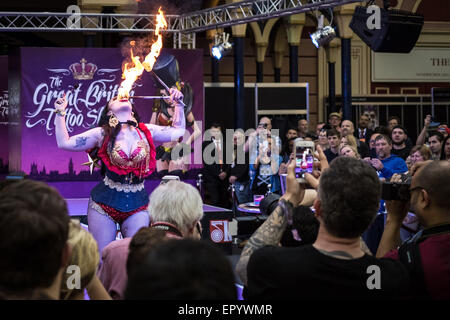 Londres, Royaume-Uni. 23 mai, 2015. Le Great British Tattoo Show Crédit : Guy Josse/Alamy Live News Banque D'Images