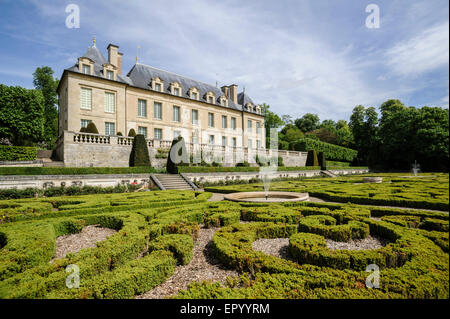 Château d'Auvers sur Oise, dans le village où Vincent van Gogh a vécu pendant les 70 jours de sa vie, Oise, France Banque D'Images