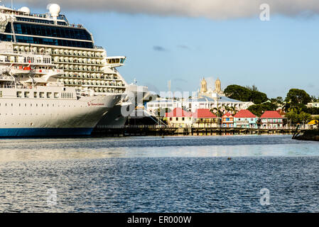 Mme Thompson, célébration Eclipse Celebrity, Saint John's Harbour, Antigua Banque D'Images