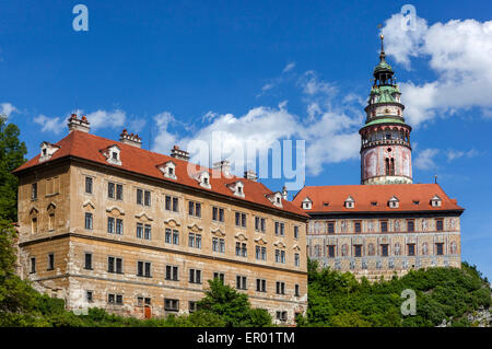 Château de Cesky Krumlov Voir République tchèque Europe Banque D'Images