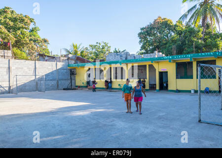 Christian School de Guazacapan Guatemala Banque D'Images