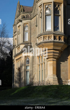 Malvern Hills District Council Bureaux au prieuré de Great Malvern, Parc Banque D'Images