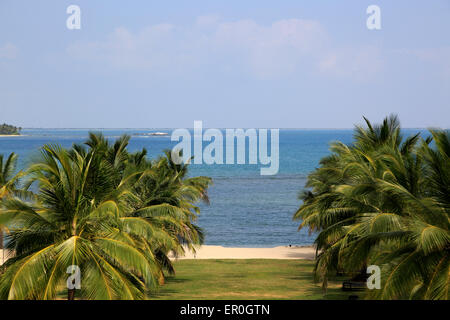 Amaya Beach Resort and Spa Hotel, Pasikudah Bay, province de l'Est, Asie, Sri Lanka Banque D'Images