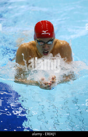 Tokyo, Japon. 24 mai, 2015. Ippei Watanabe Piscine : le Japon Ouvrir 2015 Men's 200m brasse à chaleur Piscine International Tatsumi dans Tokyo, Japon . © Yohei Osada/AFLO SPORT/Alamy Live News Banque D'Images