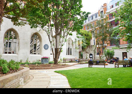 St Dunstan dans l'est reconstruit en 1697 par Christopher Wren, St Dunstan's Hill City Of London UK Banque D'Images