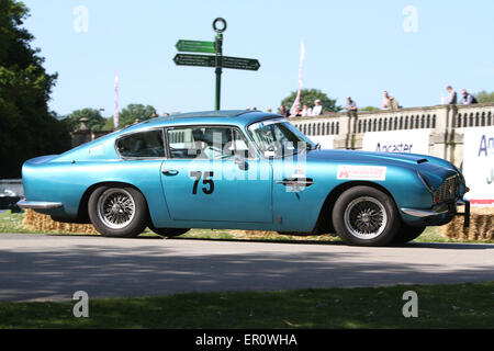 Les participants à la course du moteur à l'événement sprint Motorsport au Palace dans le sud de Londres 24.05.2015 Banque D'Images