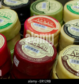 Isle of Arran fromage Fromagerie Banque D'Images