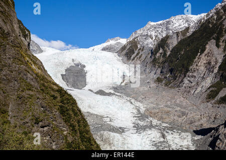 Franz Josef Glacier de Roberts Point Lookout sur l'île du sud de la Nouvelle-Zélande Banque D'Images