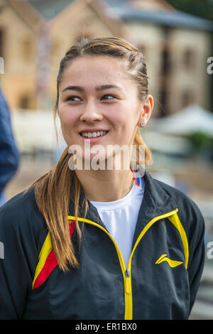 Sydney, Australie. 25 mai, 2015. L'Australie Gronya Somerville le 25 mai 2015. Les joueurs de haut rang du monde se sont réunis à Sydney pour le lancement l'Australian B Crédit : MediaServicesAP/Alamy Live News Banque D'Images