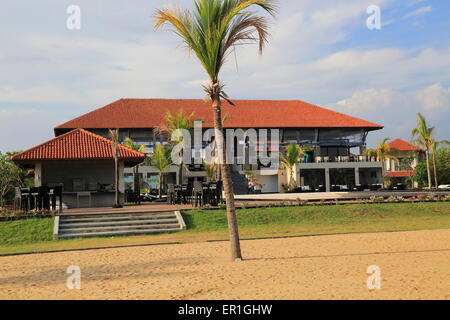 Hôtel Anilana Pasikudah, Bay, province de l'Est, Asie, Sri Lanka Banque D'Images