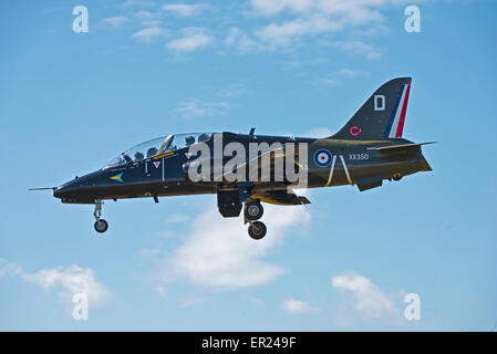 XX350 D T1 Hawk avion à réaction rapide RAF Valley Anglesey au nord du Pays de Galles UK arrivée centenaire 1ère guerre mondiale Banque D'Images