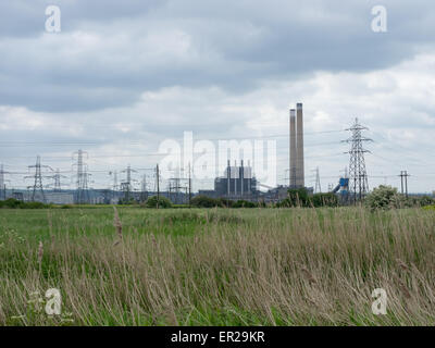 Tilbury Power Station Skyline Banque D'Images