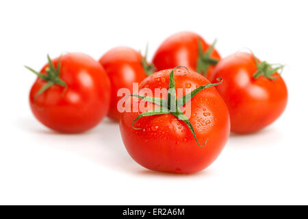 Isolé des tomates Banque D'Images