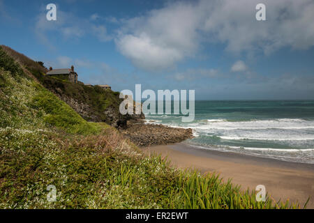 Trevaunance Cove St Agnes Cornwall England UK Banque D'Images