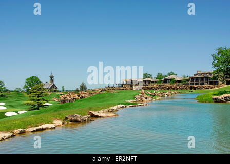 Haut de la Rock Golf Course par Table Rock Lake à Branson, Missouri Banque D'Images