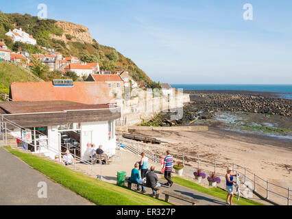 Runswick Bay près de Whitby, North Yorkshire, England, UK Banque D'Images