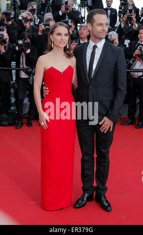 Natalie Portman, Benjamin Millepied actrice et Mari 68 ème Gala d'ouverture du Festival du Film de Cannes Cannes, France 13 mai 2015 Dit is79494 Allstar © Photo Library/Alamy Live News Banque D'Images