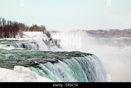 Niagara Falls en hiver, Canada Banque D'Images