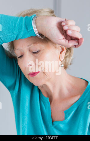 Senior woman portrait. Banque D'Images