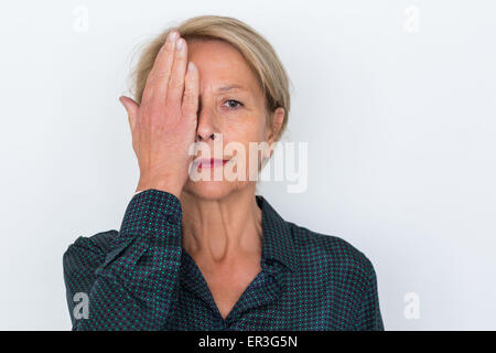 Femme objet de la vue. Banque D'Images