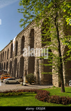 (Valens Bozdogan) Aqueduc Romain à Istanbul, Turquie. 4ème ANNONCE de siècle. Banque D'Images