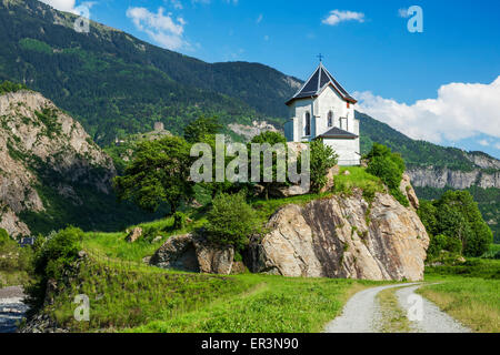 Chapelle de l'Immaculée Conception en Savoie, France Banque D'Images