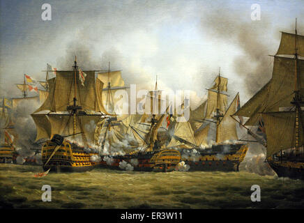 Bataille de Trafalgar 1805 Banque D'Images