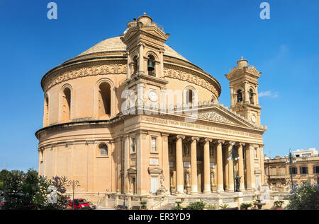 Célèbre église de St Marija Assunta à London ou Rotonde de Mosta. Malte. Banque D'Images