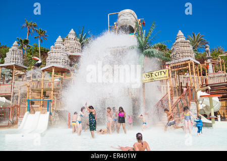 Le parc aquatique Siam Park près de Playa de las Americas à Tenerife, Îles Canaries, Espagne Banque D'Images