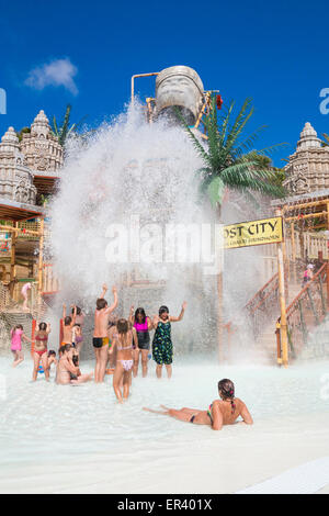 Le parc aquatique Siam Park près de Playa de las Americas à Tenerife, Îles Canaries, Espagne Banque D'Images