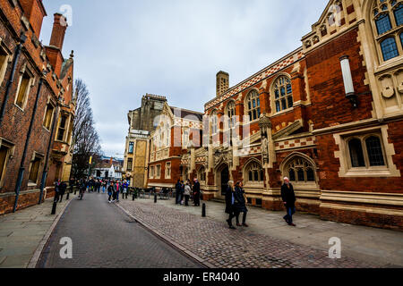 Vieux Divinity School à St. John's street, Cambridge Banque D'Images