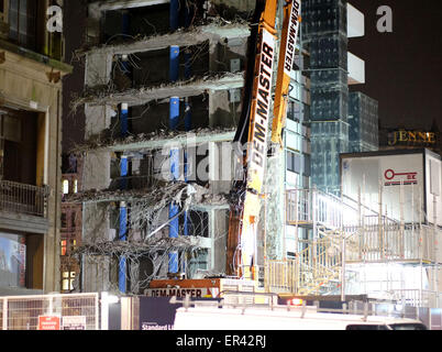 La construction en cours de démolition à Édimbourg pour faire place à de nouveaux bureaux de la Standard Life comprend : Atmosphère Où : Édinbourg, Royaume-Uni Quand : 21 novembre 2014 Source : WENN.com Banque D'Images