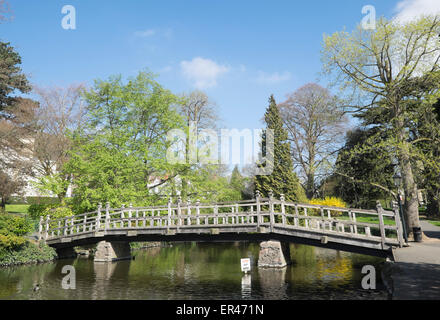 Jardins ornementaux à Priory Park à Great Malvern Banque D'Images