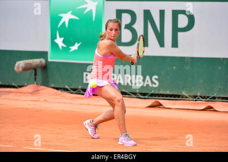 Paris, France. 25 mai, 2015. Annika BECK - 25.05.2015 - Jour 2 - Roland Garros 2015.Photo : Dave Winter/Icon Sport © Cal Sport Media/Alamy Live News Banque D'Images