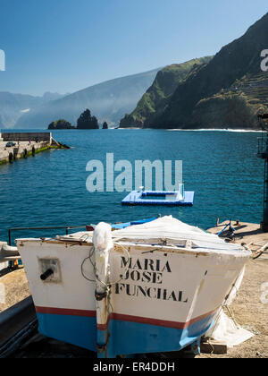 Port, Porto Moniz, Madeira, Portugal Banque D'Images