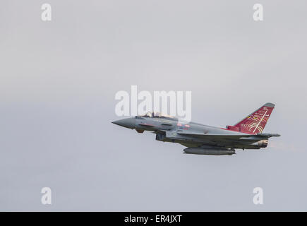 L'Eurofighter Typhoon RGF4, 29(R), l'Escadron RAF Coningsby. Banque D'Images
