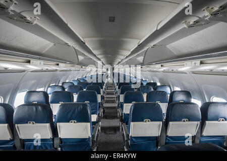 L'intérieur de l'avion Banque D'Images