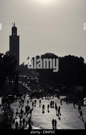 Mosquée de la Koutoubia, Marrakech, Maroc Banque D'Images