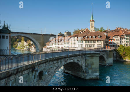 Matin de printemps à Berne, Suisse. Banque D'Images
