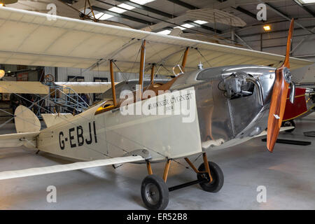 Hawker Cygnet réplique sur la Shuttleworth Collection, ancien directeur de l'aérodrome, Bedfordshire Banque D'Images