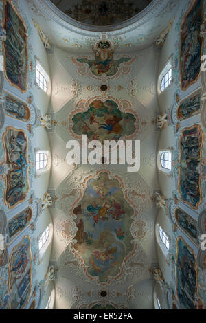 Intérieur du monastère de Mariastein, canton de Soleure, Suisse. Banque D'Images