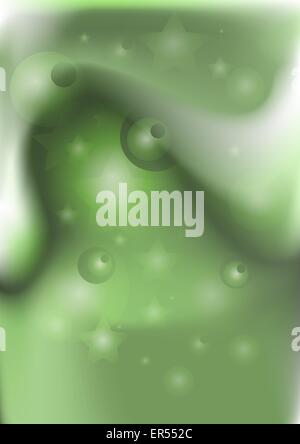 Background mesh vert avec des bulles. Illustration de Vecteur