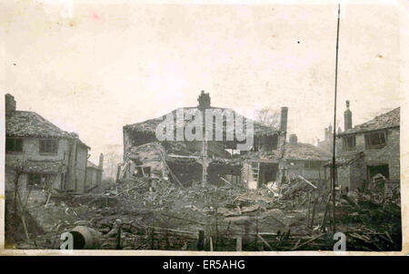 WW2 dégâts à la bombe, Salford, Lancashire Banque D'Images